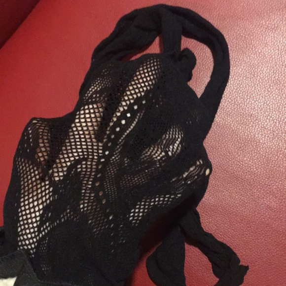 LAST Floral Pattern Fishnet Stockings Tights - Picture 2 of 4